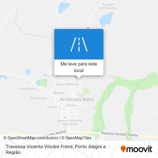 Travessa Vicenta Vilodre Freire mapa