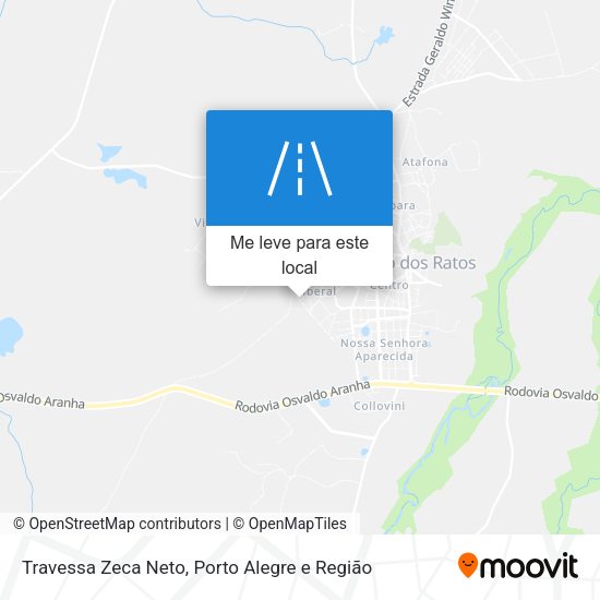 Travessa Zeca Neto mapa