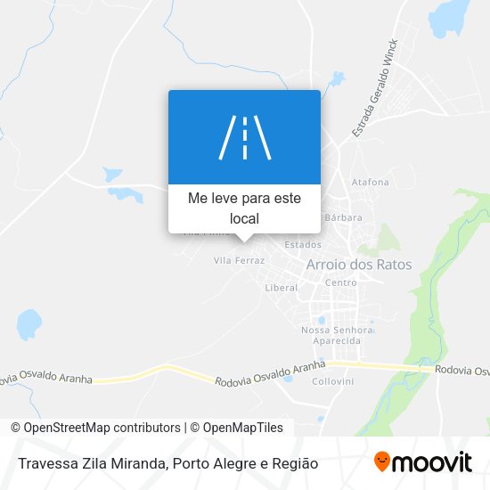 Travessa Zila Miranda mapa