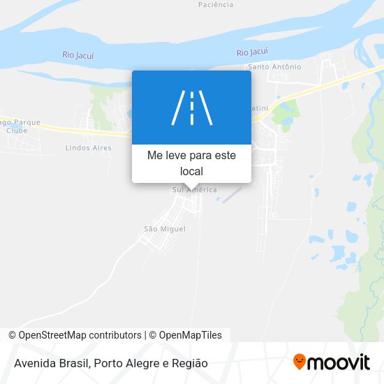 Avenida Brasil mapa
