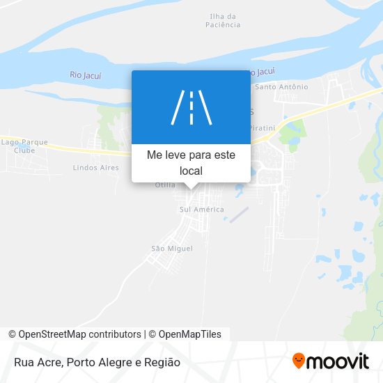 Rua Acre mapa