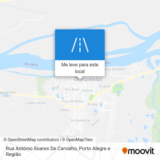 Rua Antônio Soares De Carvalho mapa