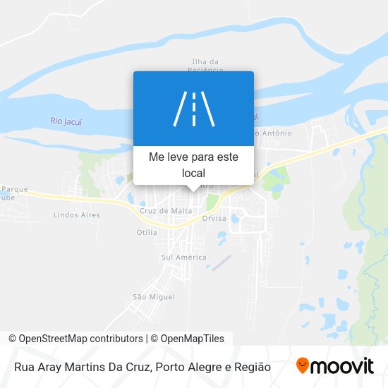 Rua Aray Martins Da Cruz mapa
