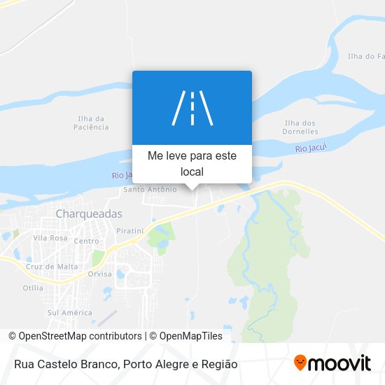 Rua Castelo Branco mapa