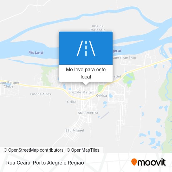 Rua Ceará mapa