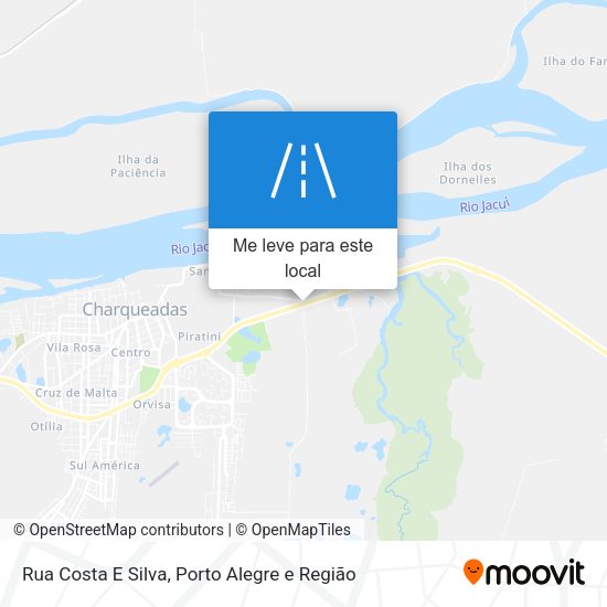 Rua Costa E Silva mapa