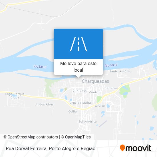 Rua Dorval Ferreira mapa