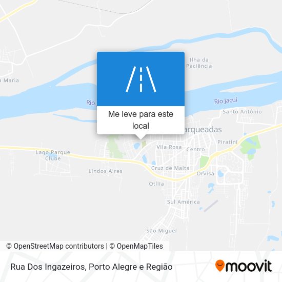 Rua Dos Ingazeiros mapa