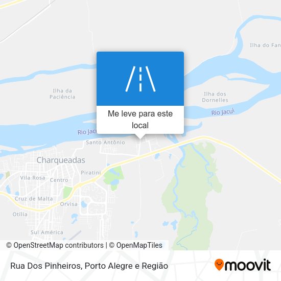 Rua Dos Pinheiros mapa