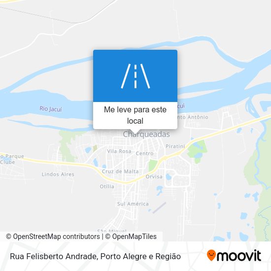 Rua Felisberto Andrade mapa
