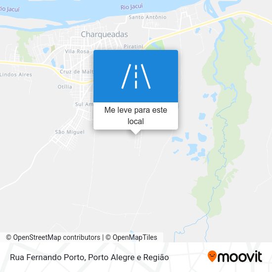 Rua Fernando Porto mapa