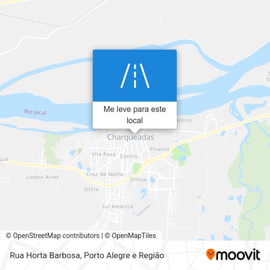 Rua Horta Barbosa mapa