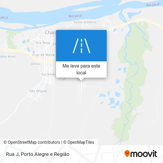 Rua J mapa