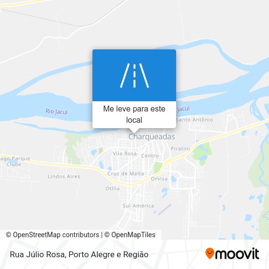Rua Júlio Rosa mapa