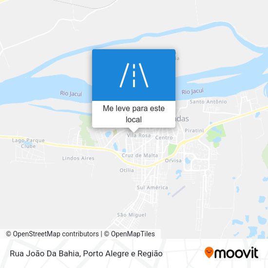 Rua João Da Bahia mapa