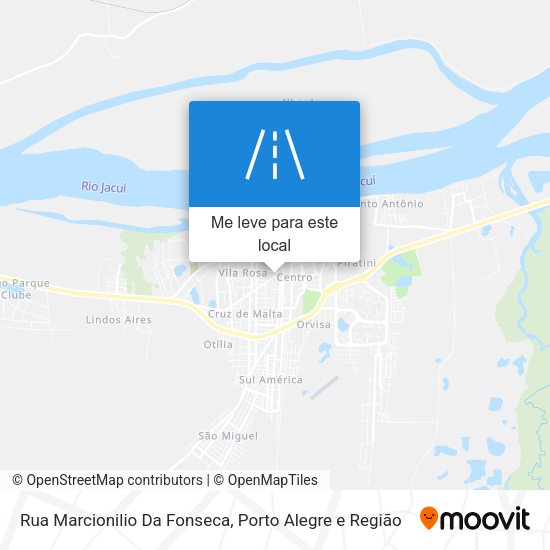 Rua Marcionilio Da Fonseca mapa