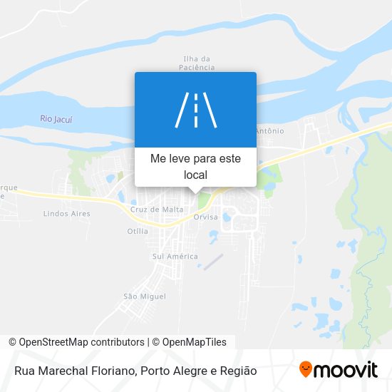Rua Marechal Floriano mapa