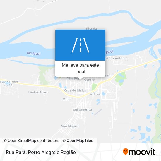 Rua Pará mapa