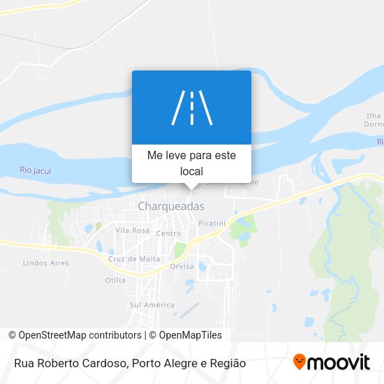 Rua Roberto Cardoso mapa