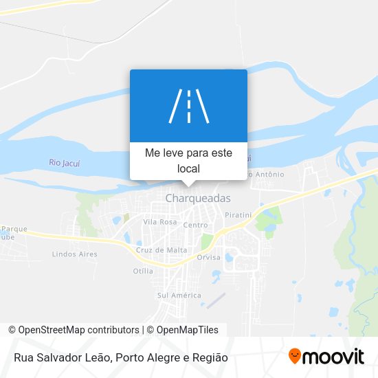 Rua Salvador Leão mapa