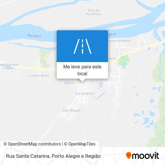 Rua Santa Catarina mapa