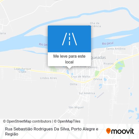 Rua Sebastião Rodrigues Da Silva mapa