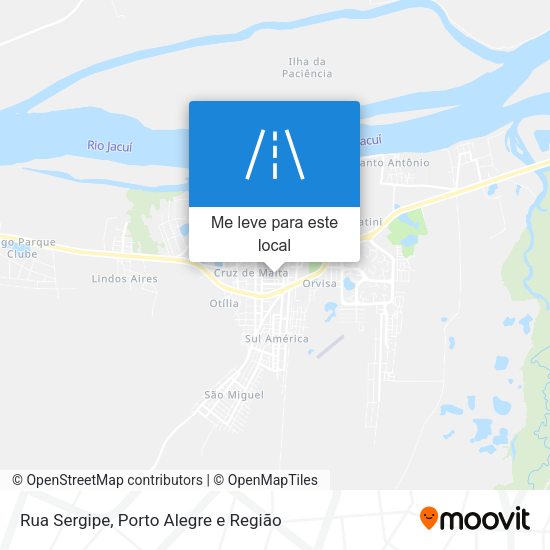 Rua Sergipe mapa