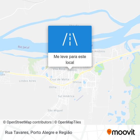 Rua Tavares mapa