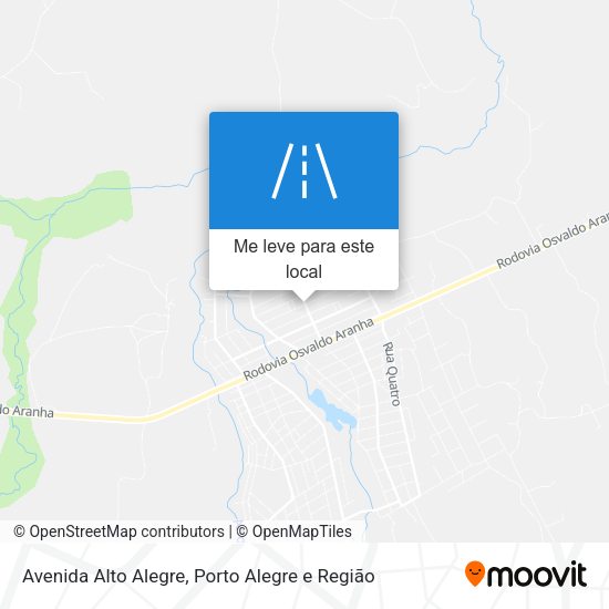 Avenida Alto Alegre mapa