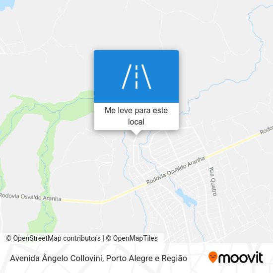 Avenida Ângelo Collovini mapa
