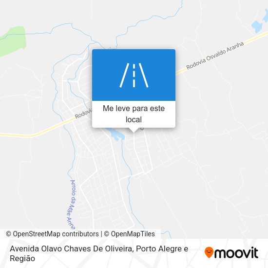 Avenida Olavo Chaves De Oliveira mapa