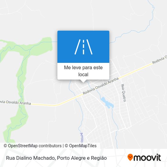 Rua Dialino Machado mapa