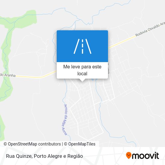 Rua Quinze mapa