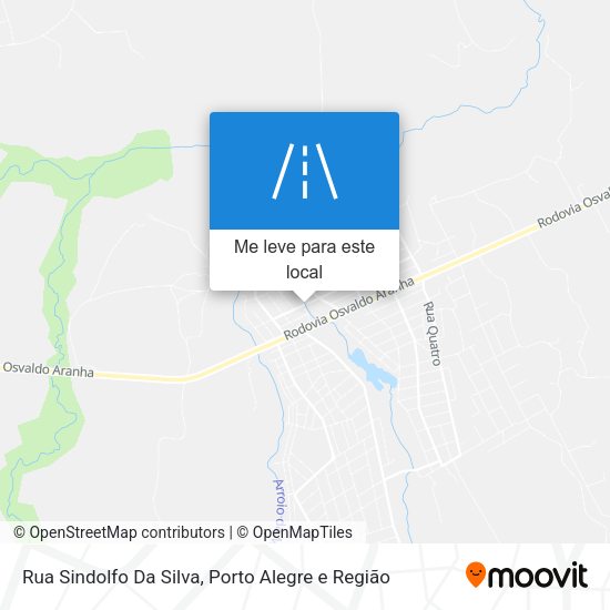 Rua Sindolfo Da Silva mapa