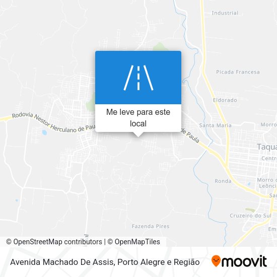 Avenida Machado De Assis mapa