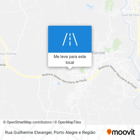 Rua Guilherme Elwanger mapa