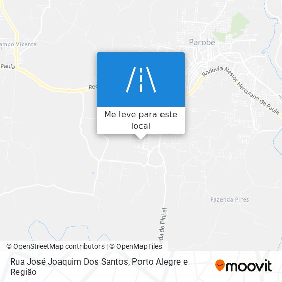 Rua José Joaquim Dos Santos mapa