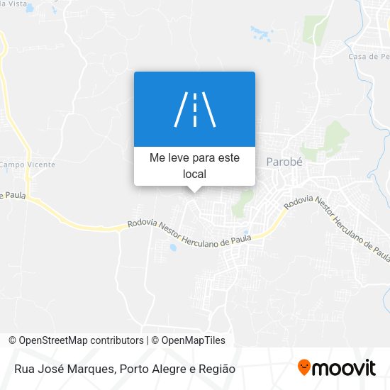 Rua José Marques mapa