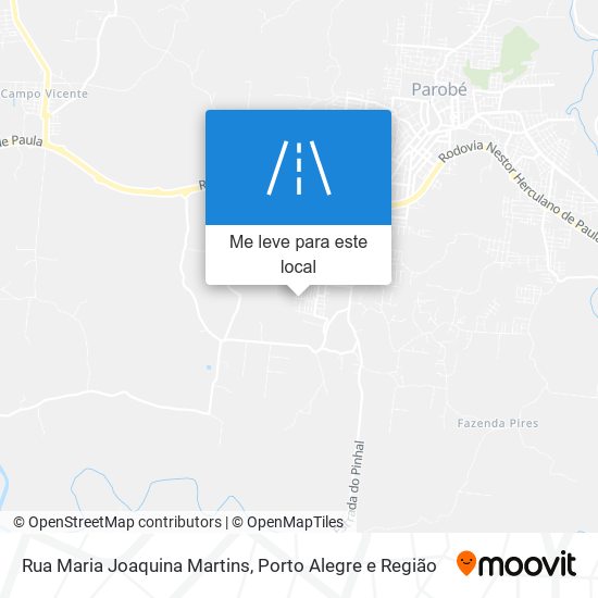 Rua Maria Joaquina Martins mapa