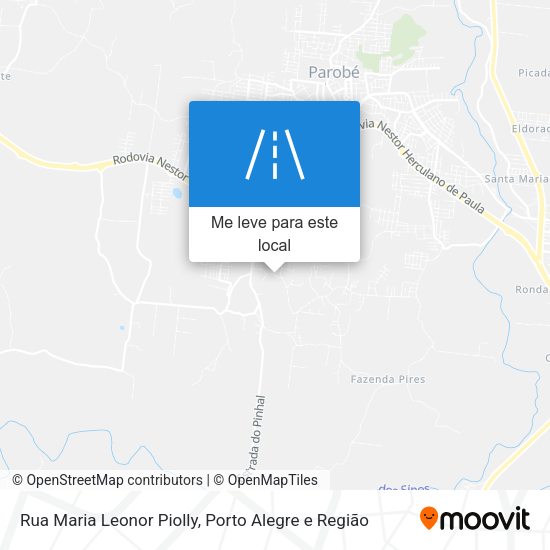 Rua Maria Leonor Piolly mapa