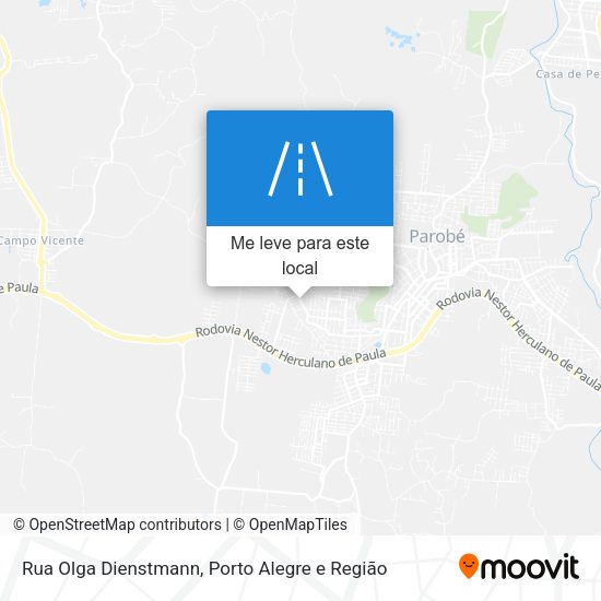 Rua Olga Dienstmann mapa