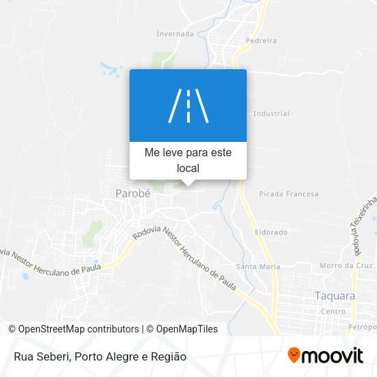 Rua Seberi mapa