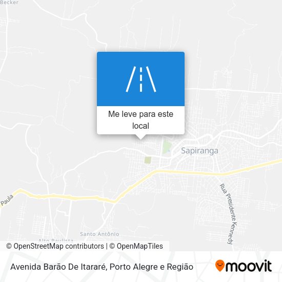 Avenida Barão De Itararé mapa