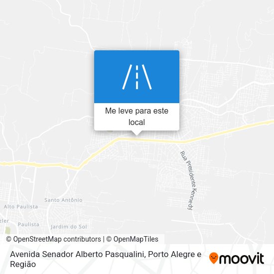 Avenida Senador Alberto Pasqualini mapa