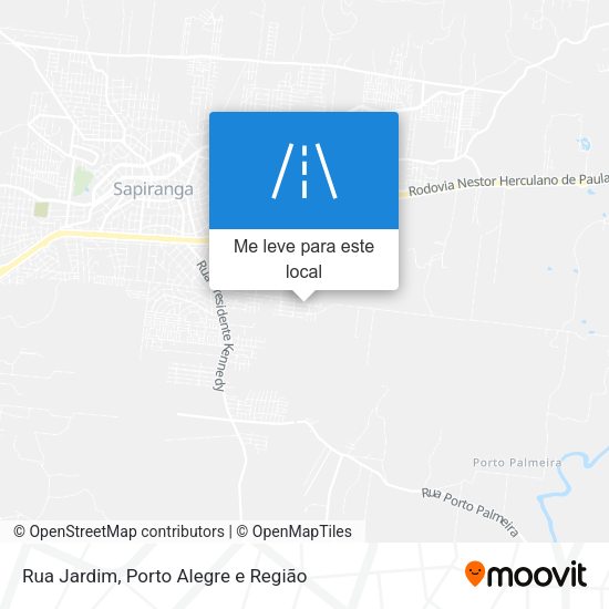 Rua Jardim mapa