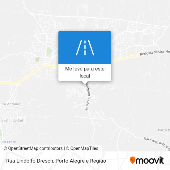 Rua Lindolfo Dresch mapa