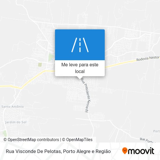 Rua Visconde De Pelotas mapa