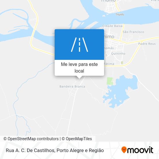 Rua A. C. De Castilhos mapa