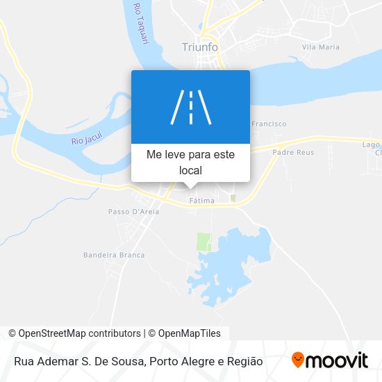 Rua Ademar S. De Sousa mapa