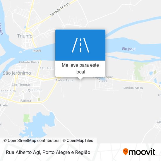 Rua Alberto Agi mapa